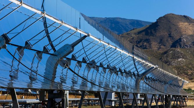 Forschung für effizientere Sonnenkraftwerke: Testanlage DUKE (Quelle: DLR (CC-BY 3.0))