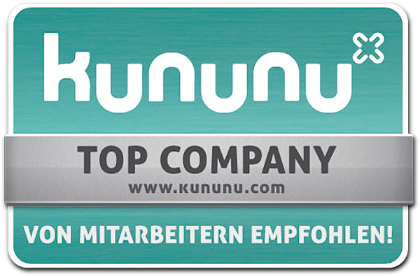 kununu – Top Company – Von Mitarbeitern empfohlen
