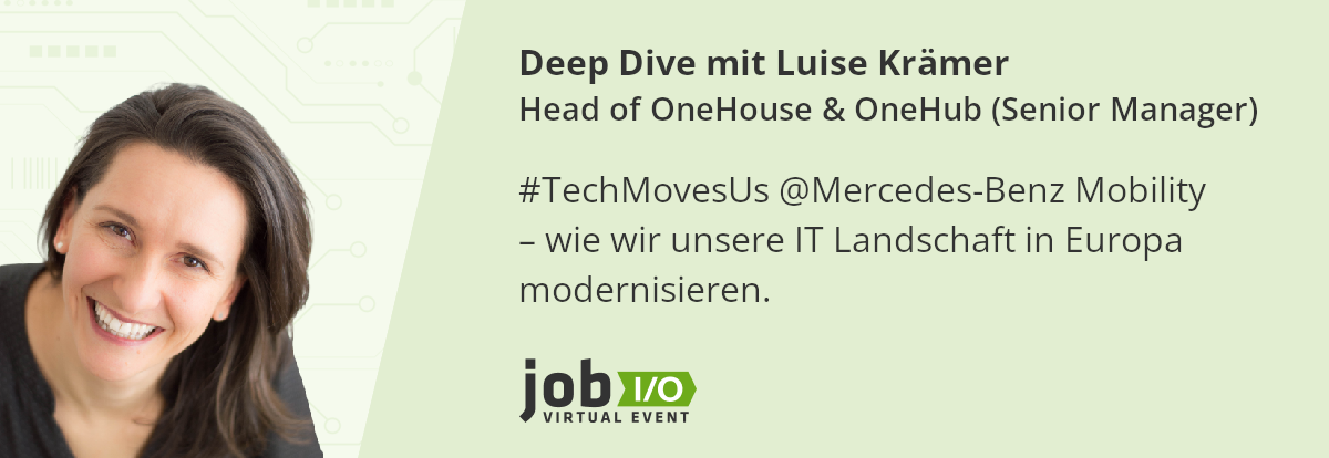 Mercedes Benz Mobility AG auf der job I/O by get in IT