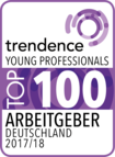 Trendence Young Professinal Barometer Top 100 Arbeitgeber: Platz 4 der Top IT-Arbeitgeber