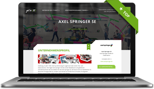 Screenshot: Premiumprofil